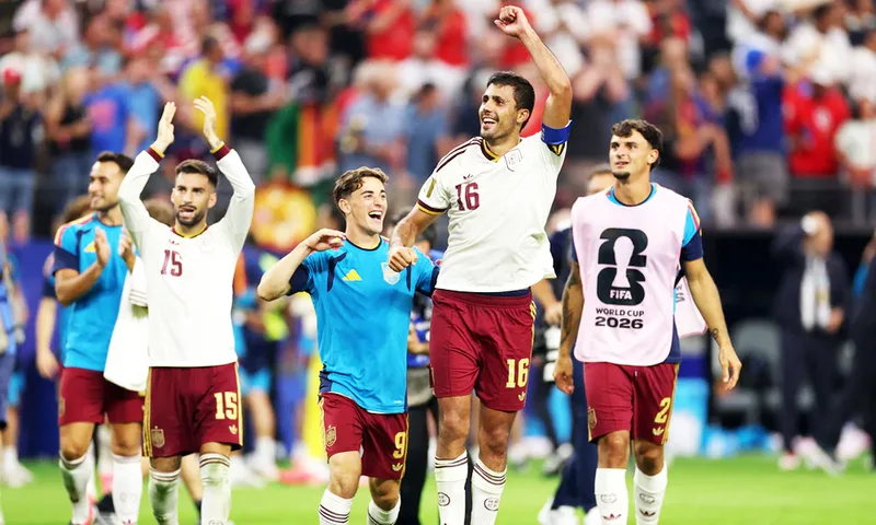 Tây Ban Nha đang là ứng viên số một cho chức vô địch World Cup 2026 sau chiến thắng 2-0 trước Pháp và tấm vé vào chung kết
