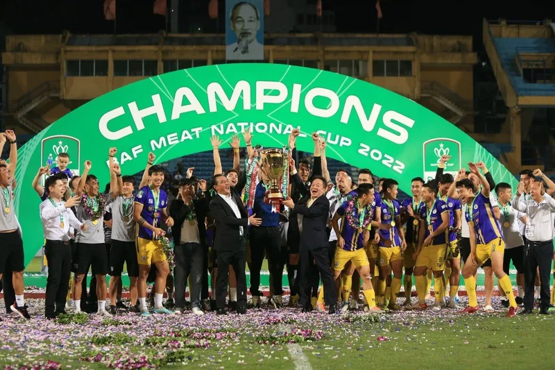 Hà Nội FC từng tạo dấu ấn với ba chức vô địch Cúp Quốc gia trong giai đoạn 2019–2022.
