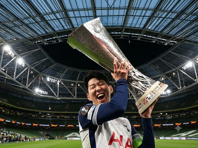 Son nâng cúp Europa League trước khi khép lại hành trình tại Tottenham